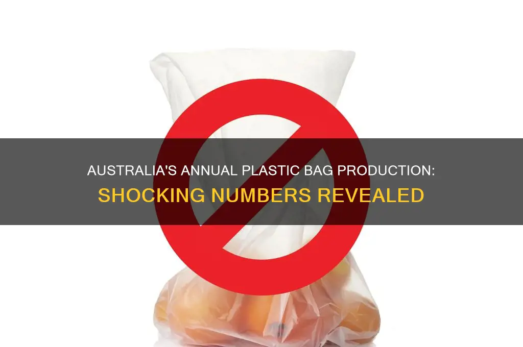 how many plastic bags are made each year in australia