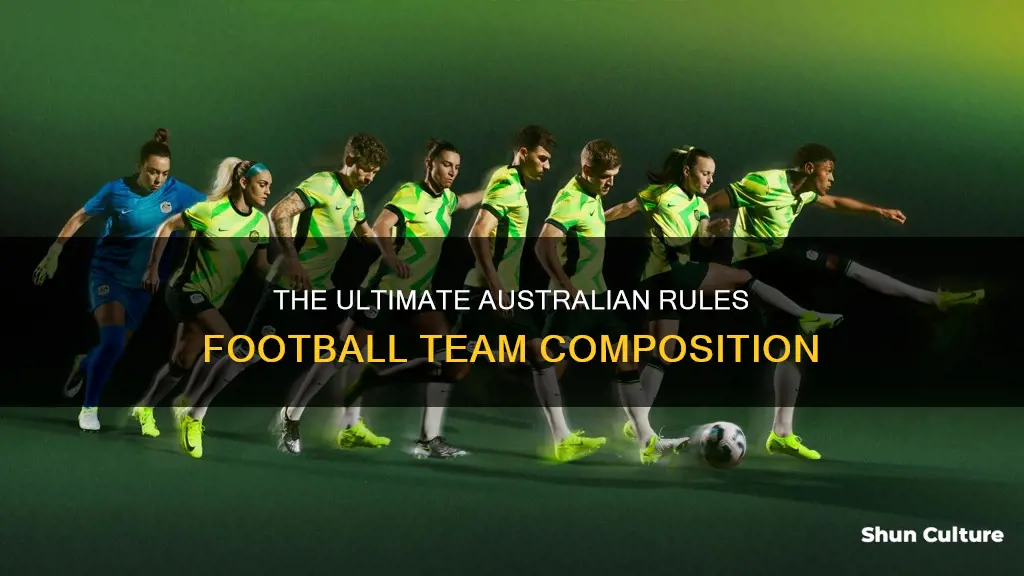 how many players make up an australian rules football team