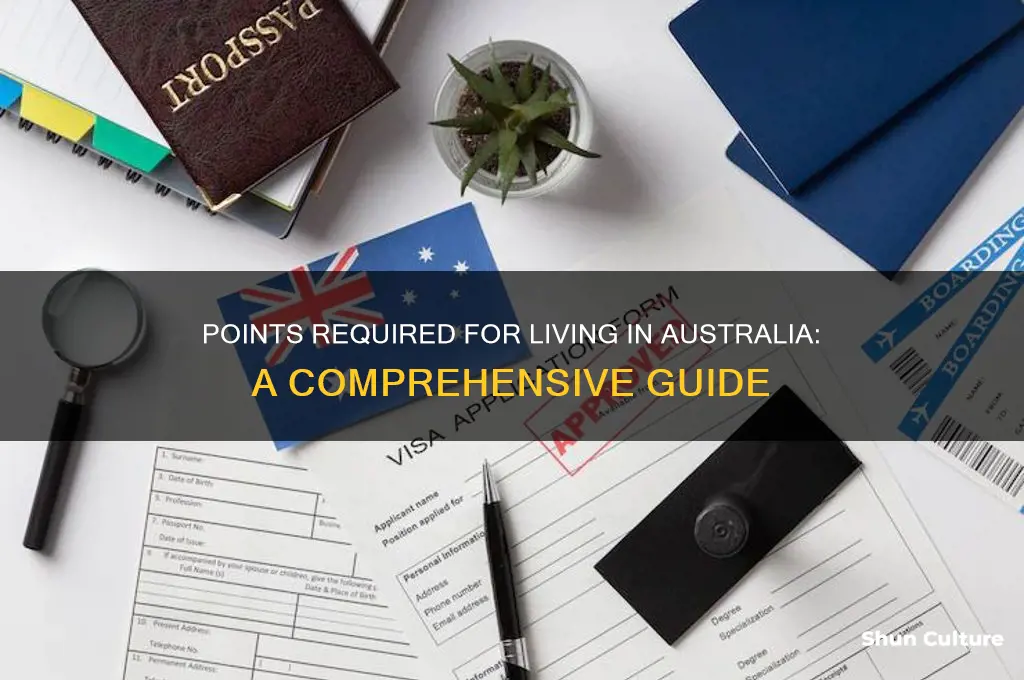 how many points do I need to live in australia