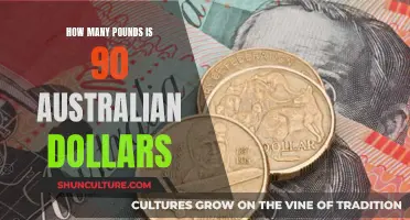 Converting Currency: 90 Australian Dollars to Pounds