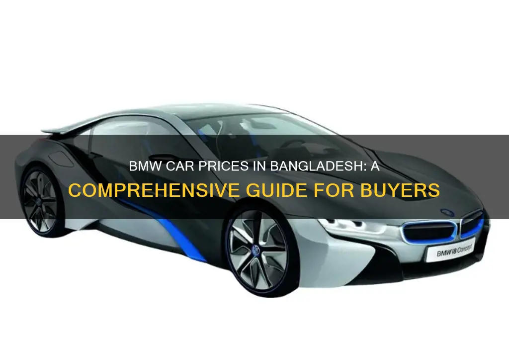 how many price bmw car in bangladesh