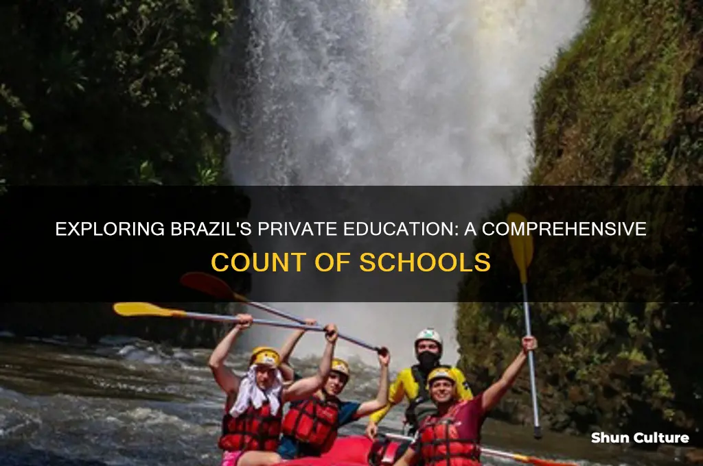 how many private schools are there in brazil