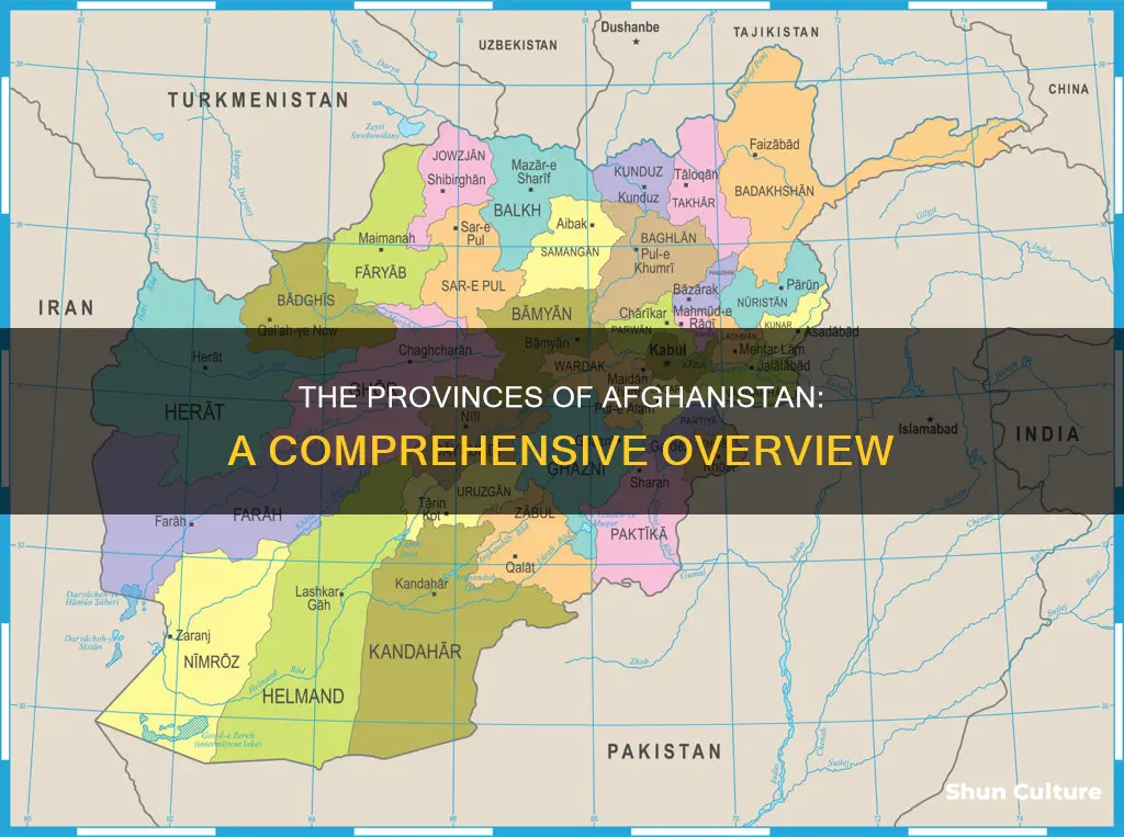 how many province in afghanistan