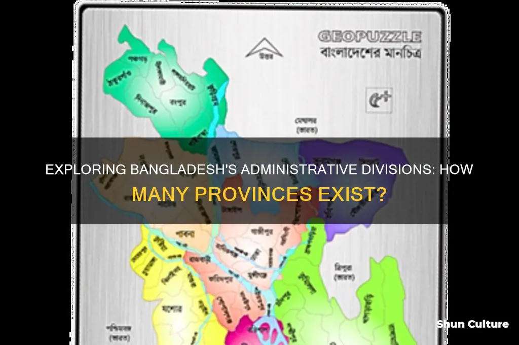 how many province in bangladesh