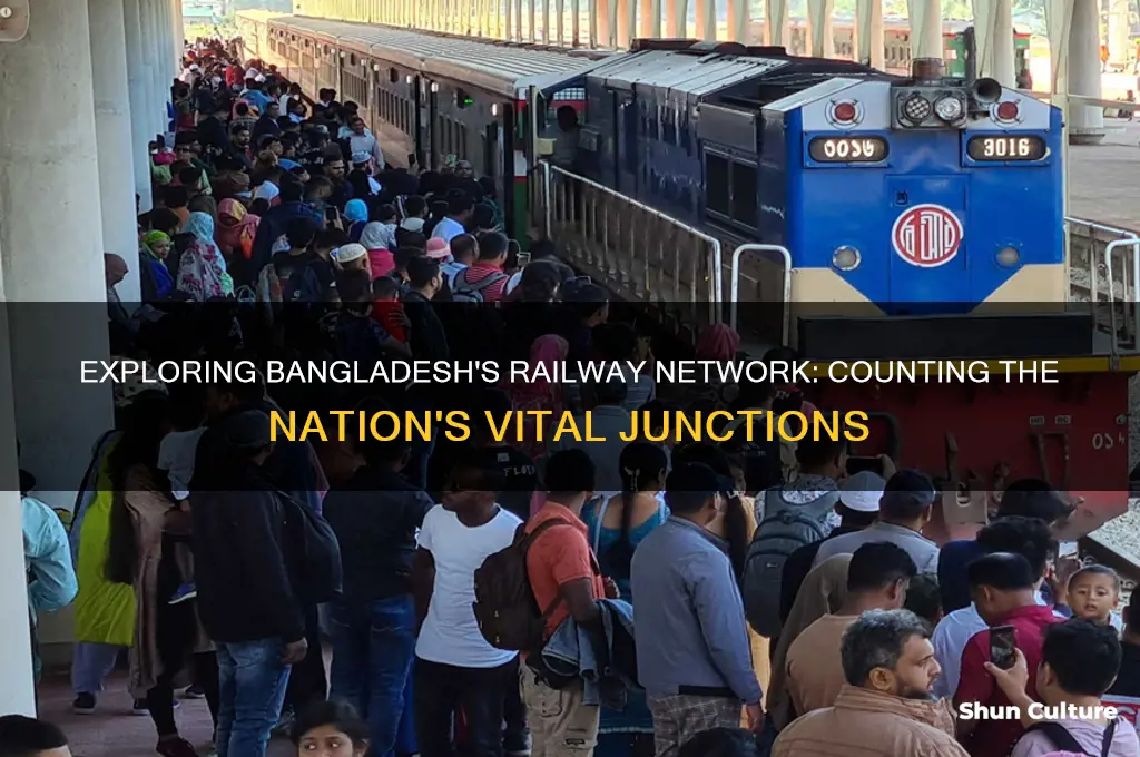 how many railway junction in bangladesh