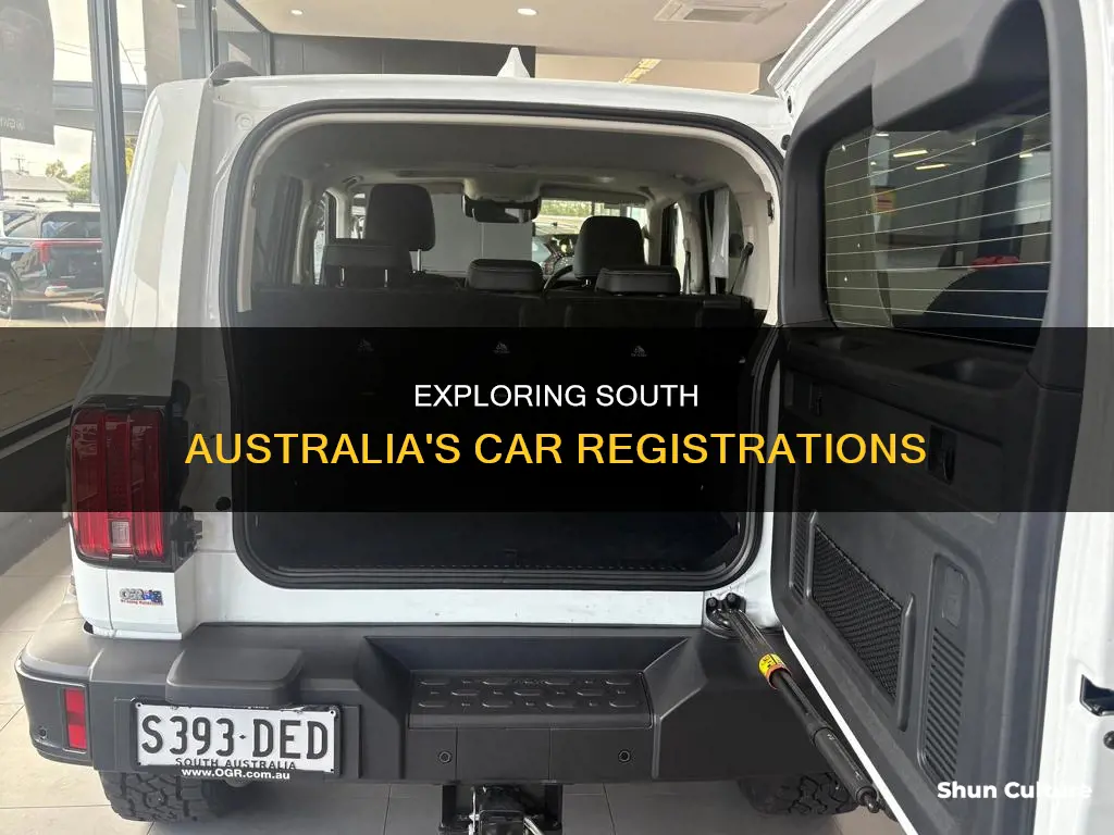 how many registered cars in south australia