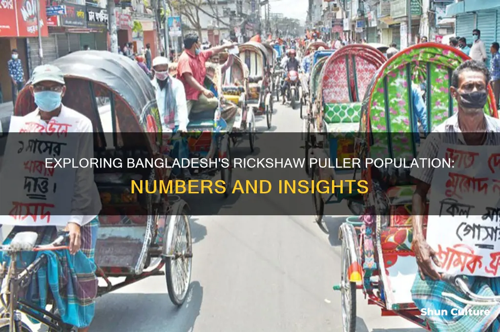 how many rickshaw puller in bangladesh