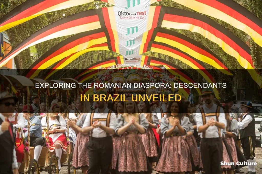 how many romanian descendents in brazil