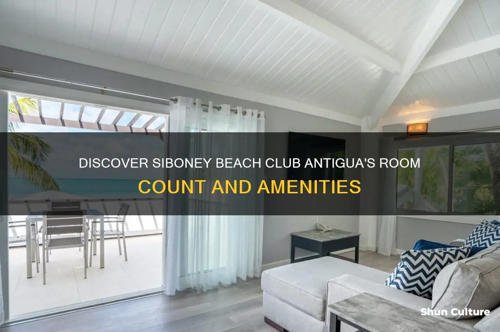 how many rooms at siboney beach club antigua
