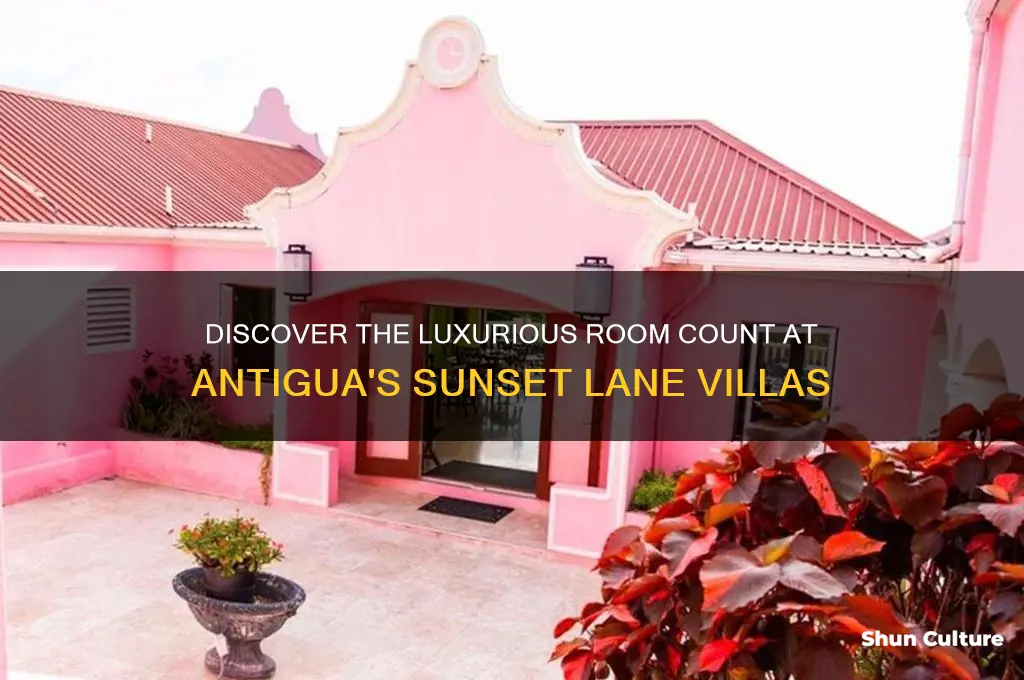 how many rooms at the villas at sunset lane antigua