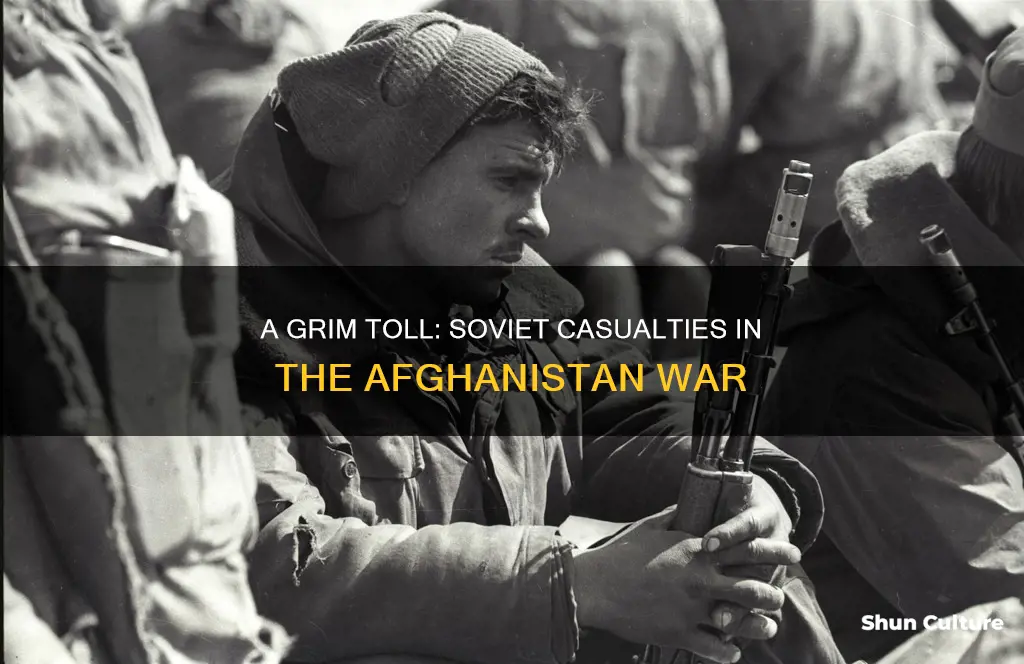 how many russian army personnel died in afghanistan