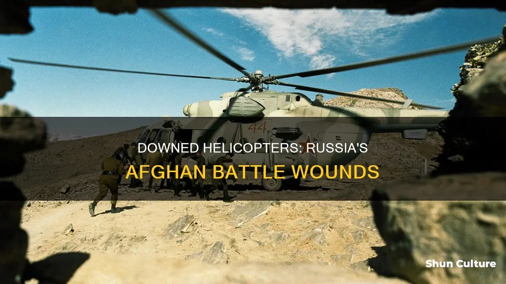 how many russian helicopter shot down afghanistan