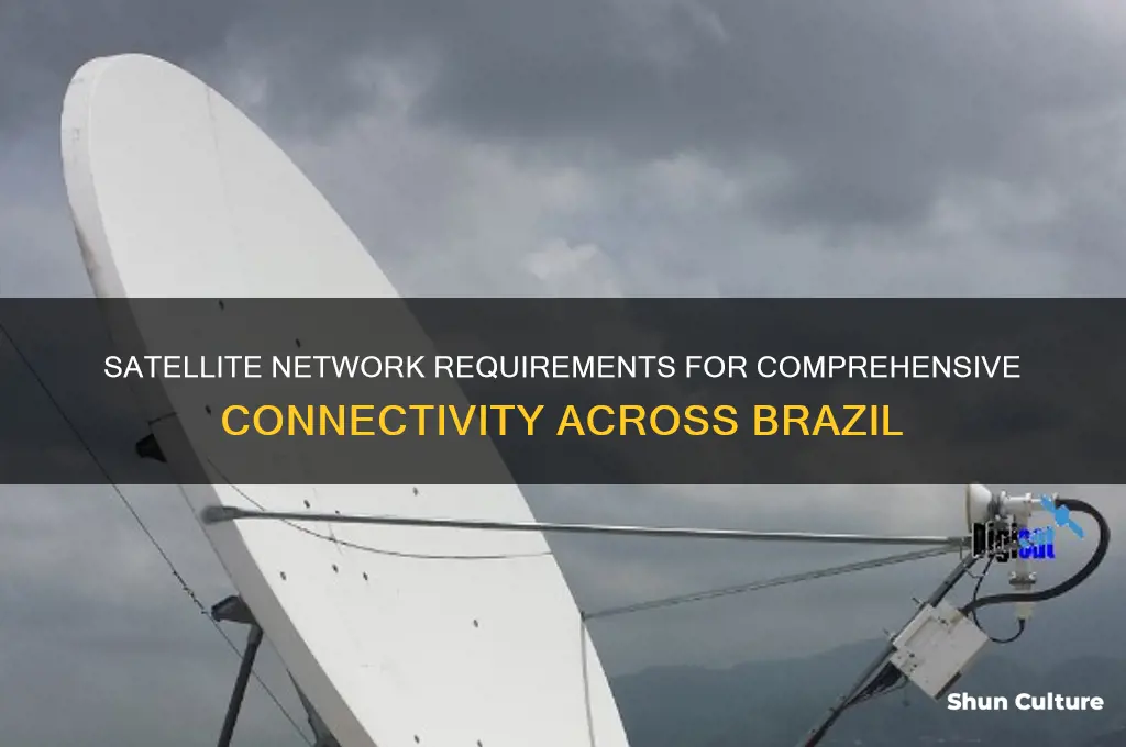 how many satellites to provide connectivity to brazil