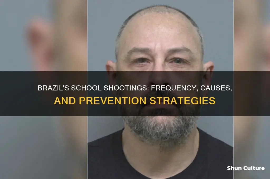 how many school shootings in brazil