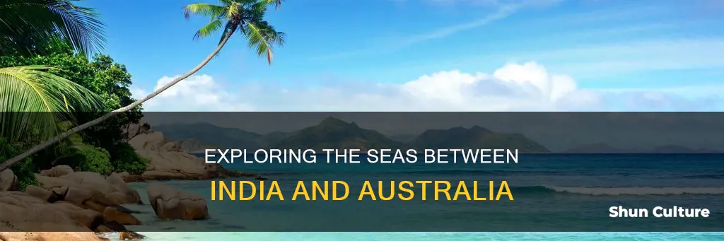 how many seas between india and australia