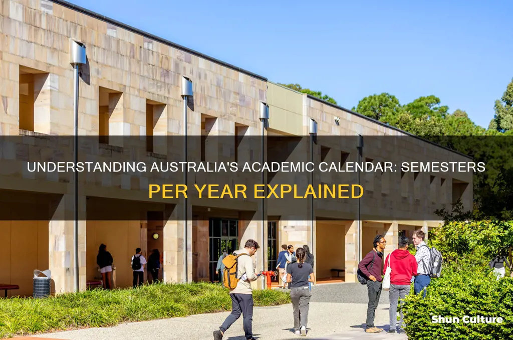 how many semester in a year in australia