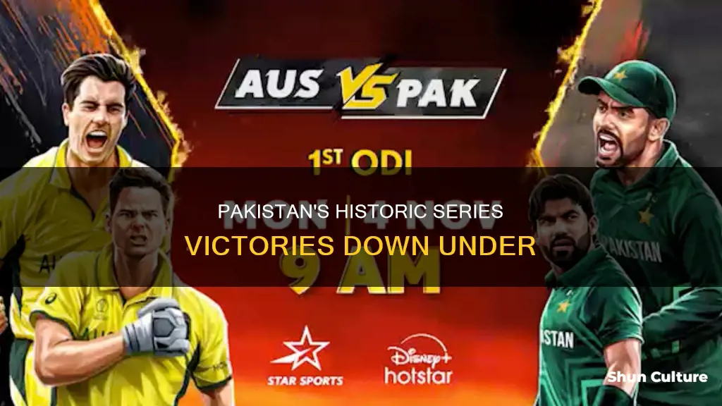 how many series pakistan won in australia