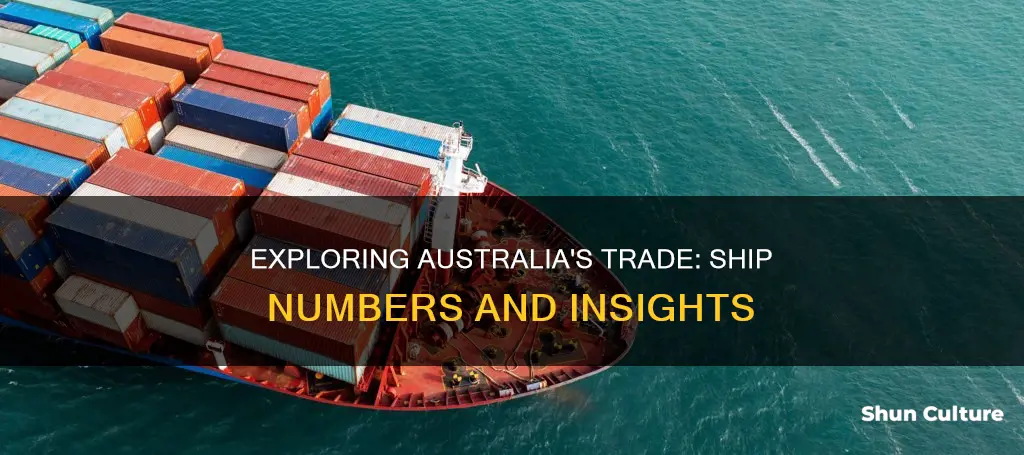 how many ships trade to australia