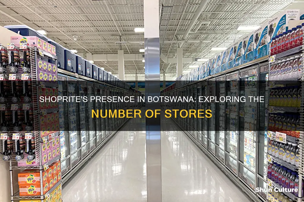 how many shoprite stores are there in botswana