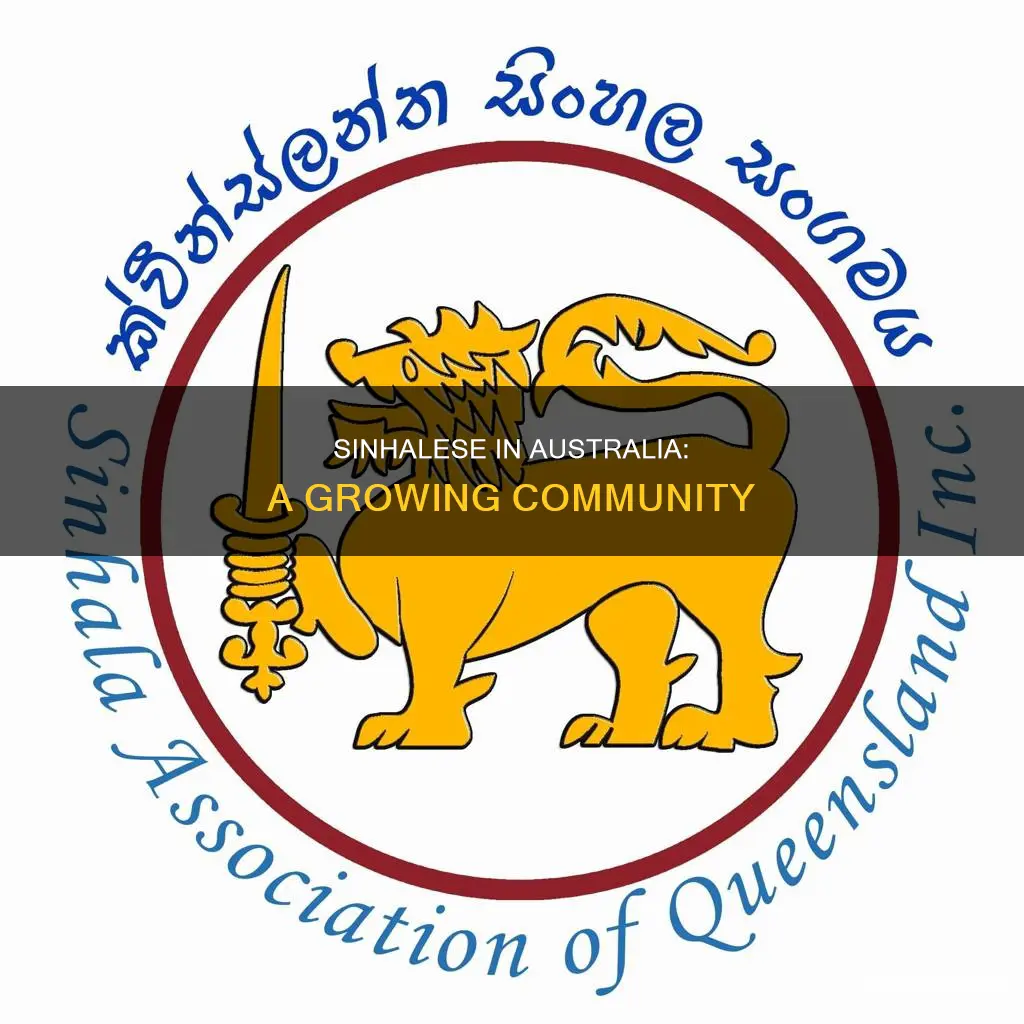 how many sinhala peoples in australia