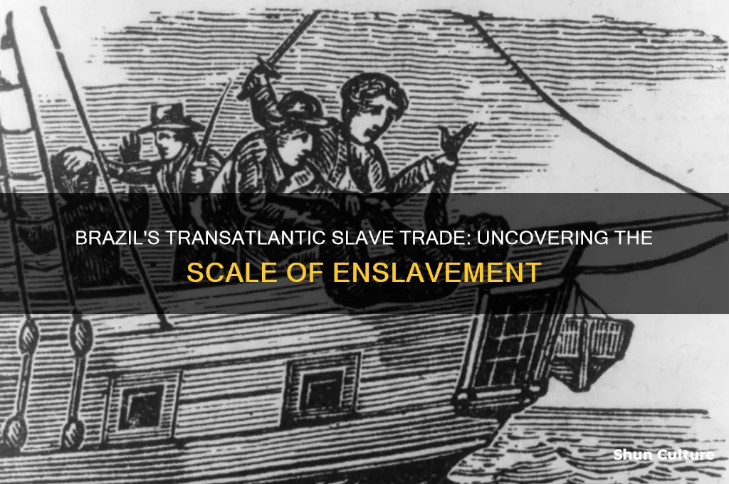 how many slaves went to brazil