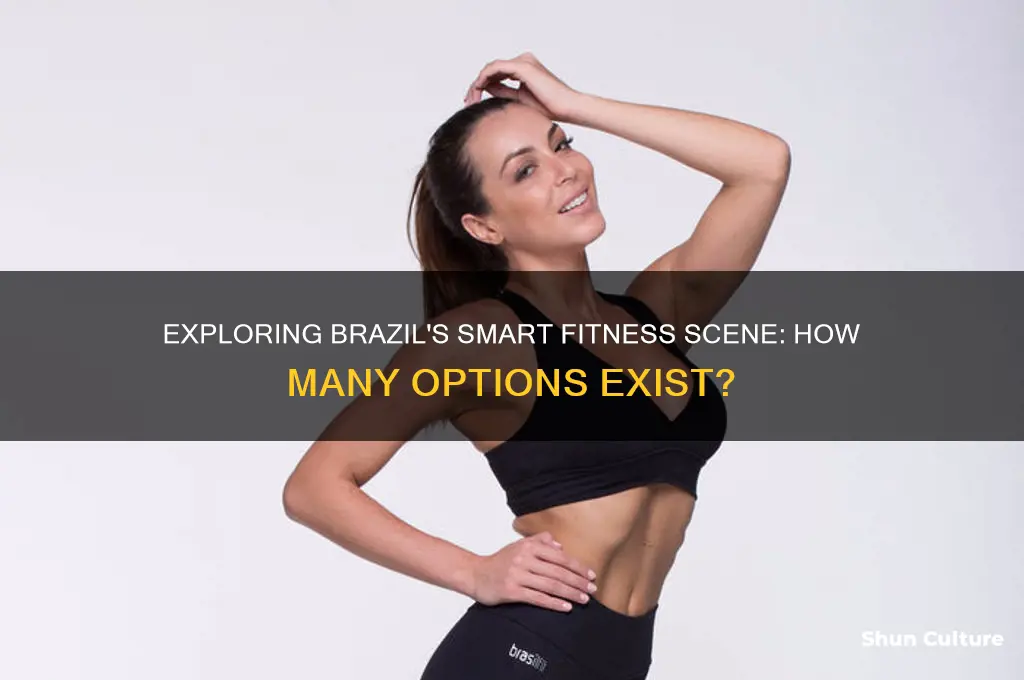 how many smart fitness are there in brazil