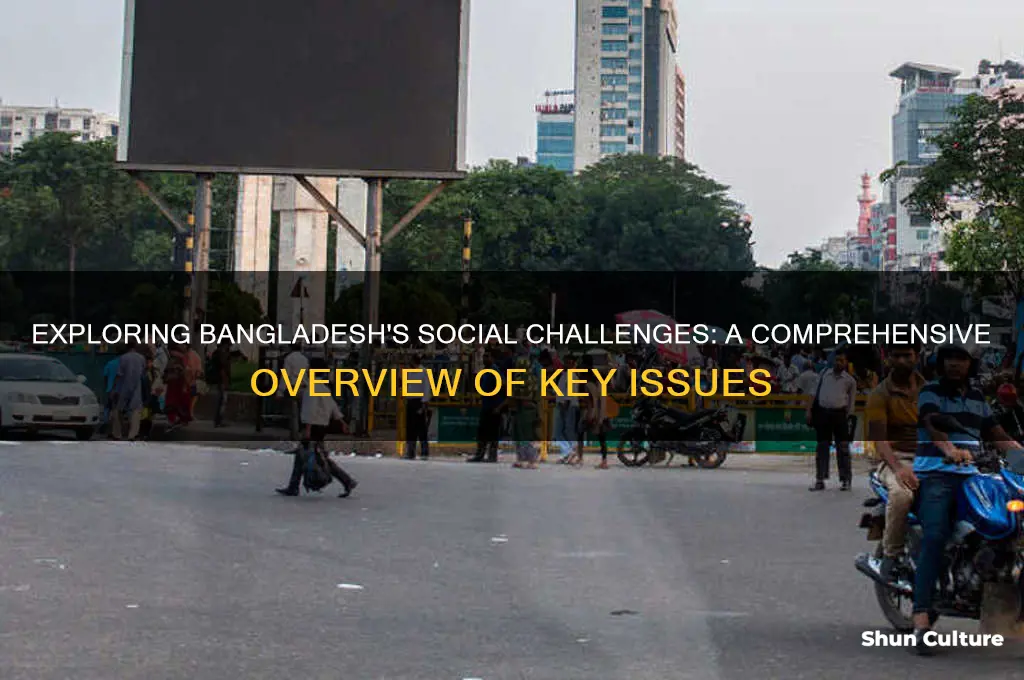 how many social problem in bangladesh