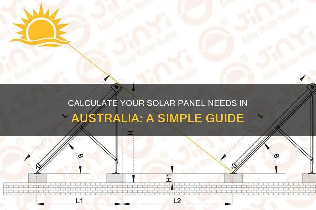 how many solar panels do I need calculator australia