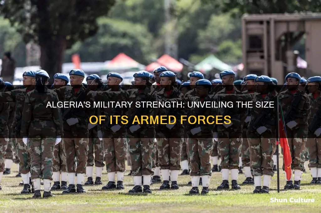 how many soldiers does algeria have
