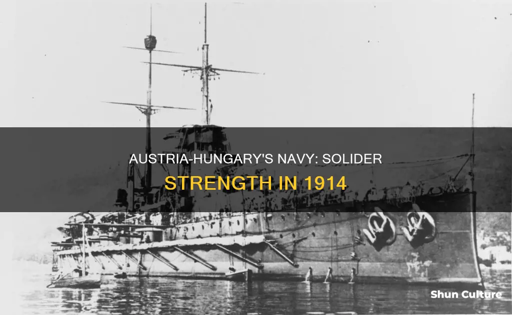 how many soldiers in austria hungary navy during 1914