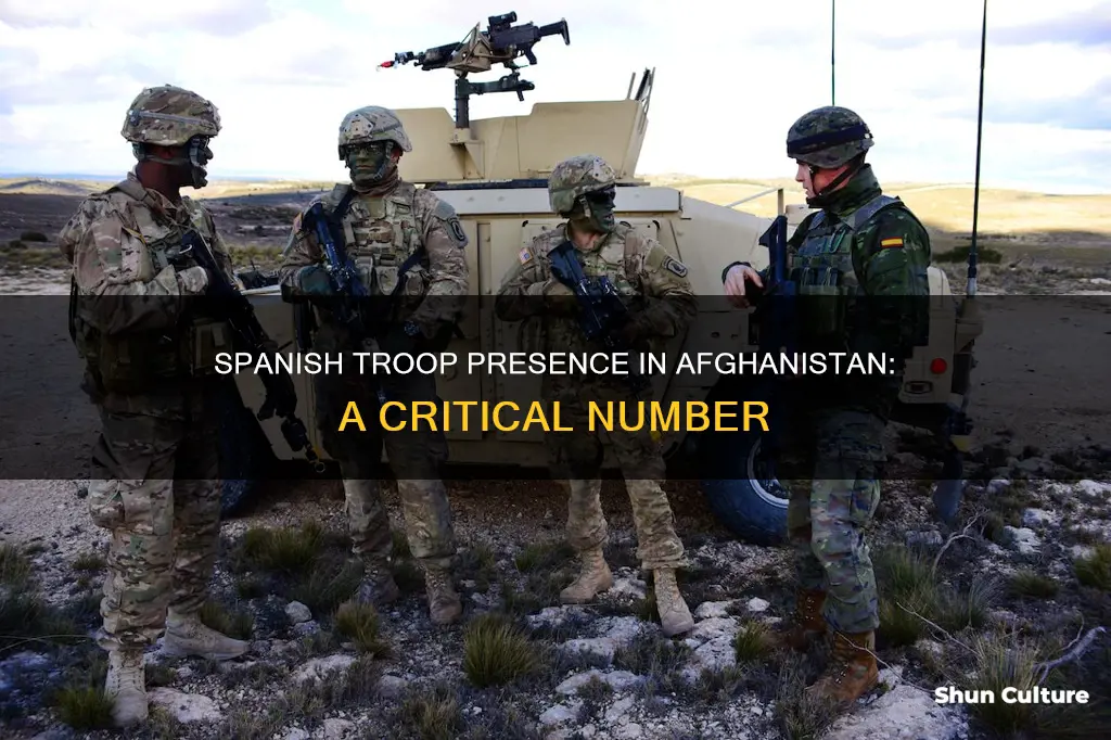 how many spanish troops are in afghanistan