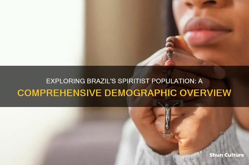 how many spiritists are there in brazil