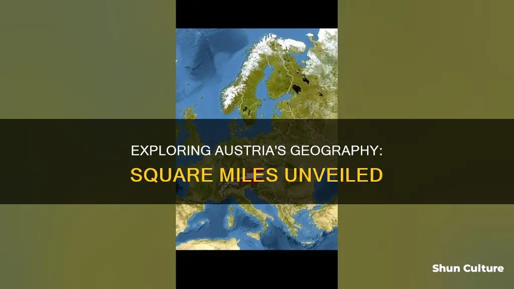 how many sq miles in austria