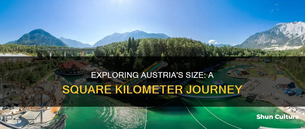 how many sqjuare km is austria