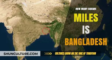 Exploring Bangladesh's Land Area: A Comprehensive Square Mile Breakdown