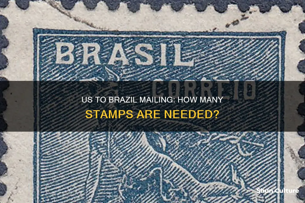 how many stamps from us to brazil