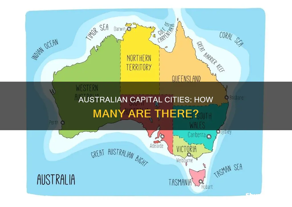 how many state capital cities in australia