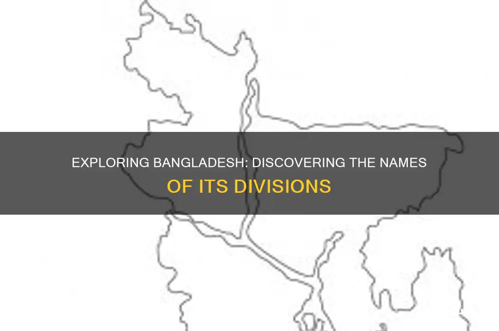 how many states in bangladesh with names