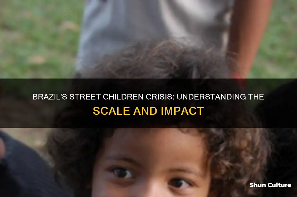 how many street children are in brazil