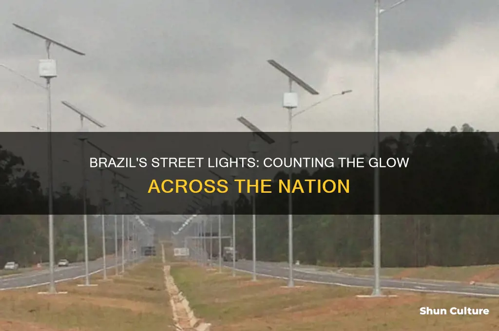 how many street lights are in brazil