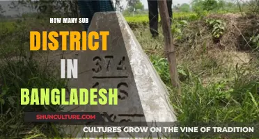 Exploring Bangladesh's Administrative Divisions: Total Sub-Districts Revealed