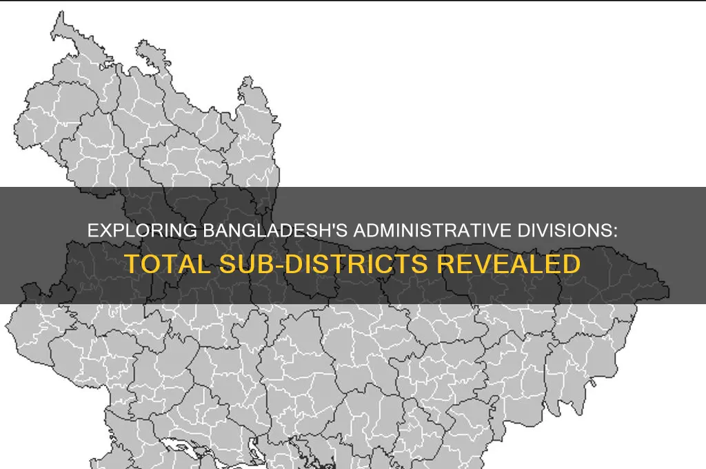 how many sub district in bangladesh