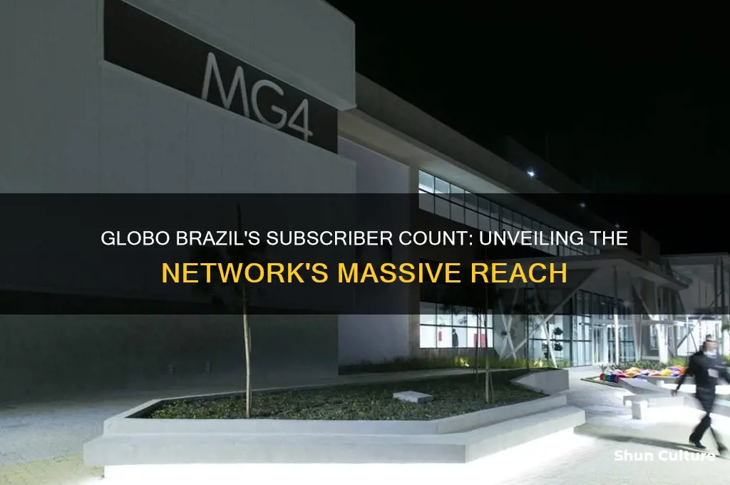how many subscribers to globo brazil