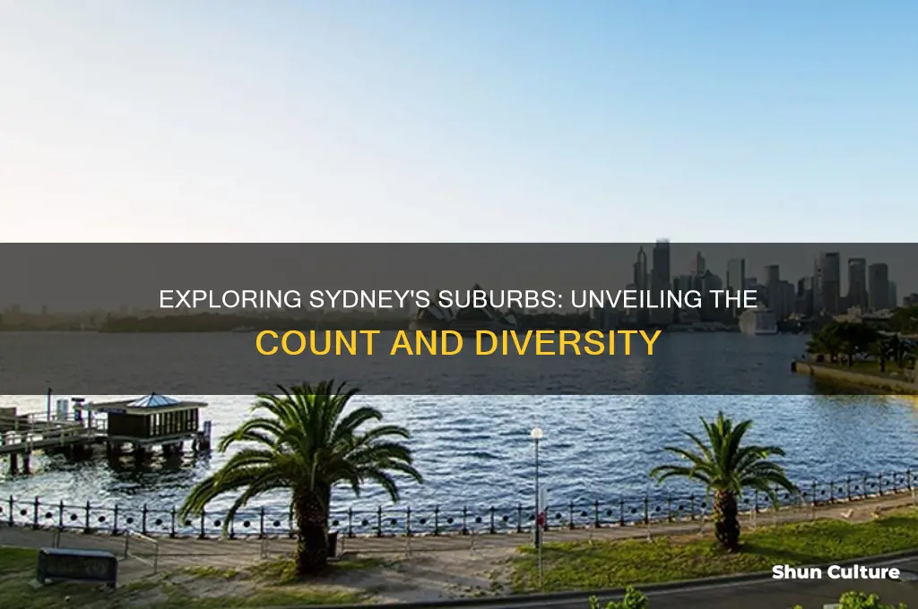 how many suburbs in sydney australia