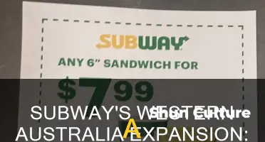 how many subway stores in western australia
