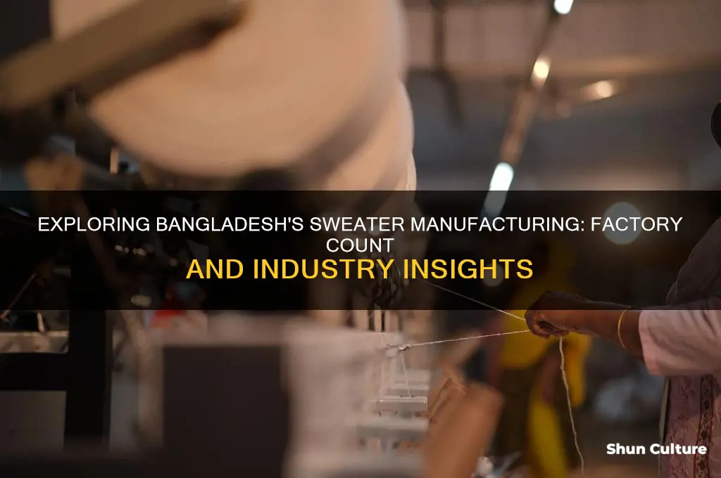 how many sweater factory in bangladesh