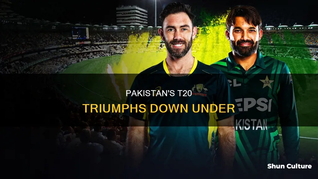 how many t20 pakistan won in australia