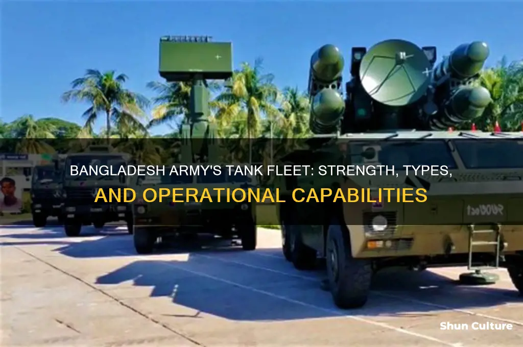 how many tanks bangladesh army have