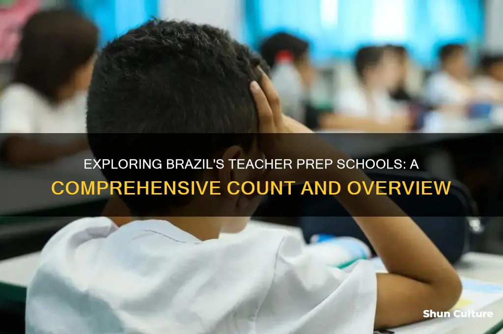 how many teacher prep schools are in brazil