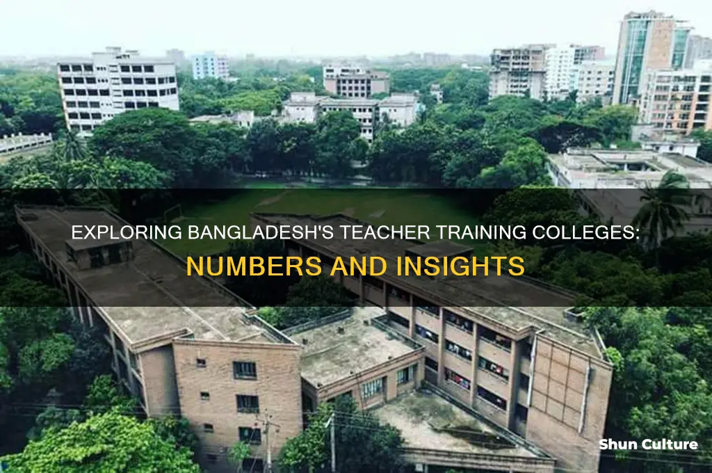 how many teachers training college in bangladesh